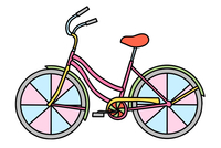 自行车的简笔画头像