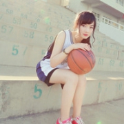 清纯校园女生打篮球头像图片