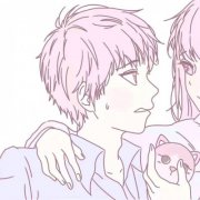 超甜情头粉色系动漫图片