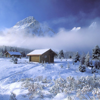 qq头像冬天雪景