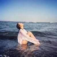 海景女生头像