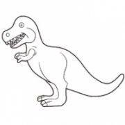 恐龙简笔画头像图片大全,好看的可爱小恐龙头像简笔画