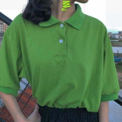 绿色衣服头像女生