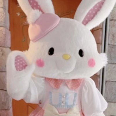 微信可爱玩偶兔子头像