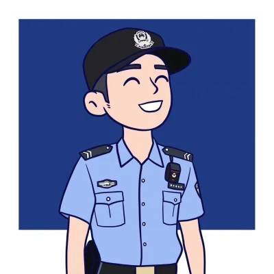 交警头像 帅气图片