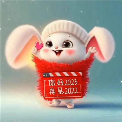 2023年最火微信头像兔子新年图片