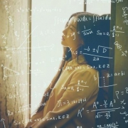 学霸头像女生带公式高清图片,好看的高清数学公式女生头像