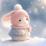 可爱兔子头像萌萌哒女生图片，可爱兔子图片萌萌哒