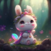 最美兔子头像，可爱软萌的兔子头像